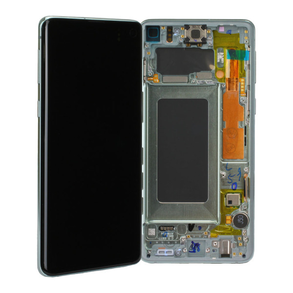 LCD-Kompletteinheit für Samsung Galaxy S10 G973F, Prism Green