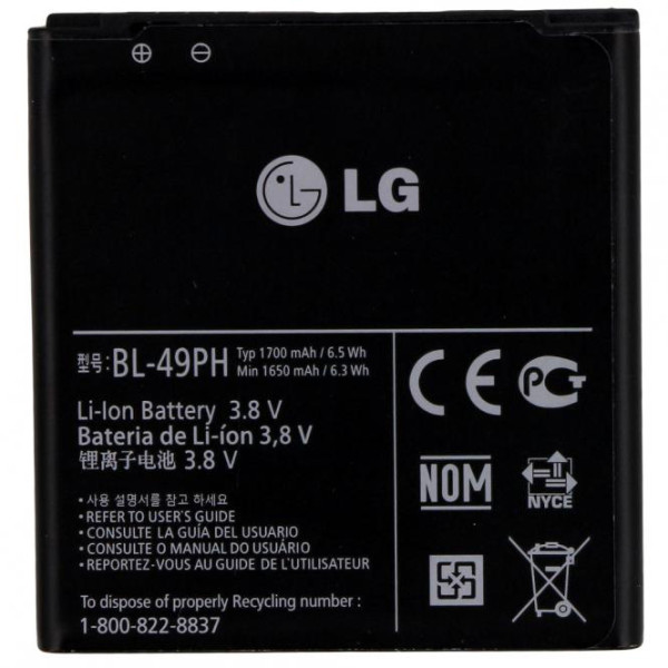 Batterij Original LG BL-49PH voor F120K, F120L Optimus LTE Tag, F120S