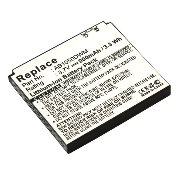 Batterij voor Philips Xenium X510, X605, X650, X712, X810, als AB1050DWM