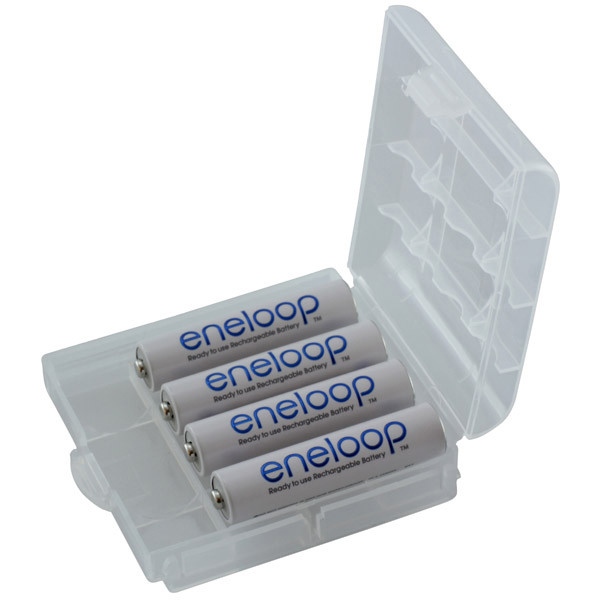 Batterijs Panasonic Sanyo Eneloop Micro AAA, Ni-Mh, 4er-Box, als 824, E92, LR03N, 24A, K3A, R03, LR3