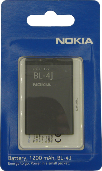 Akku Nokia original BL-4J für Nokia 600, 620, C6, Lumia 620, im Blister