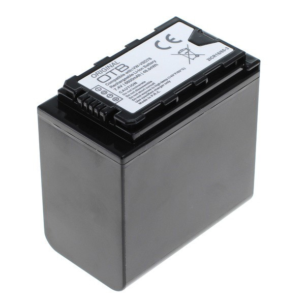 Batterij als Panasonic VW-VBD78 voor AG-AC8, AJ-PX270, HC-X1000, 6600mAh