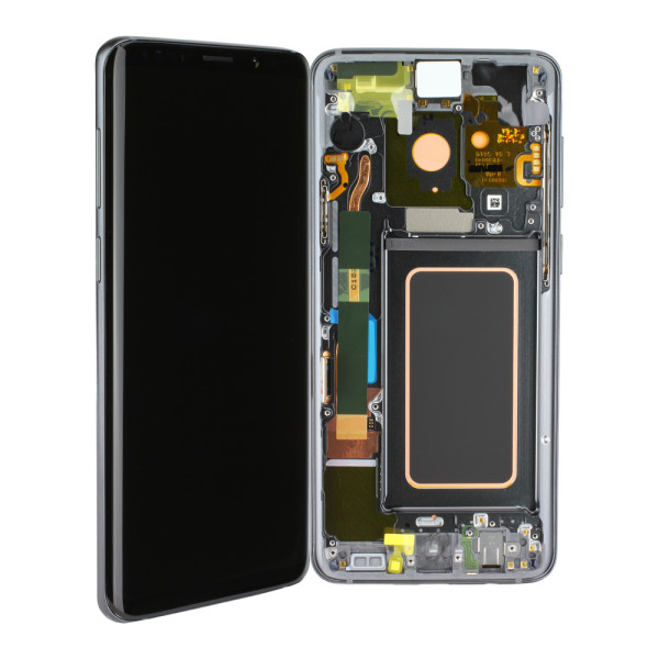 LCD-Kompletteinheit voor Samsung Galaxy S9+ G965F, Titanium Gray