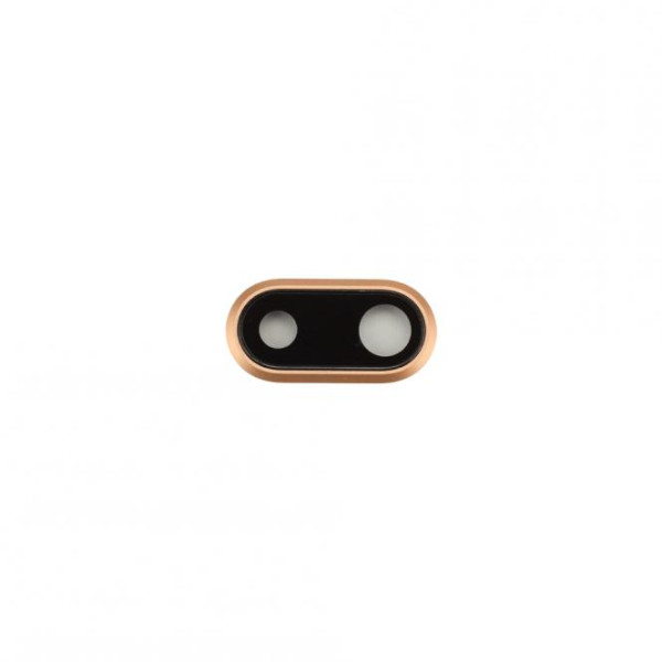 Kamera-Linse mit Rahmen voor iPhone 8 Plus, gold