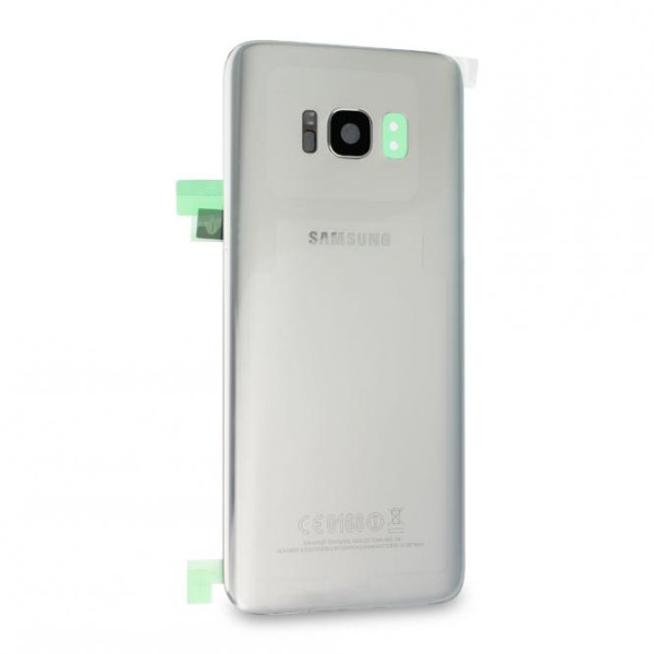 Batterijdeckel voor Samsung Galaxy S8 G950F, Farbe: Silber, als GH82-13962B