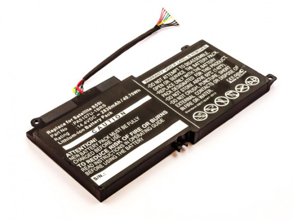 Batterij voor Toshiba Satellite L50, L55, P55, S55, S55t, als P000573230, PA5107U-1BRS