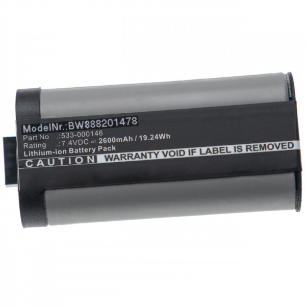 Batterij voor Logitech Megaboom 3, Ultimate Ears Megaboom 3, S00171, als 533-000146, 7,4 V, 2600 mAh