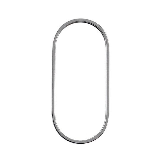 Rücken- /Hauptkameralinsen-Metallring, passend für iPhone XS Max, weiß