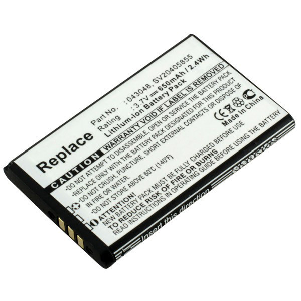 Batterij voor Swissvoice ePure, ePure fulleco DUO, als SV20405855, 43048