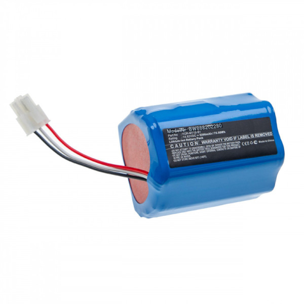 Batterij voor Saugroboter iClebo O5, Omega, Miele Scout RX2, RX3, als YCR-MT12-S1, 11779170, 5,2Ah