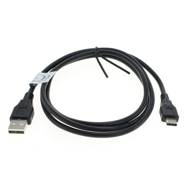 Datenkabel USB-A/USB Typ C-Anschluss, 1m Länge, max. Output 5V/1A, voor z.B. voor Huawei, Samsung, etc