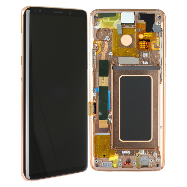 LCD-Kompletteinheit voor Samsung Galaxy S9+ G965F, Sunrise Gold