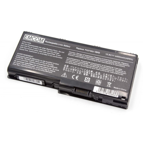 Batterij voor Toshiba Satellite P500, Qosmio 70LW, 97L, G60, GXW, X500, X505, als PA3730, PA3729, 4400mAh