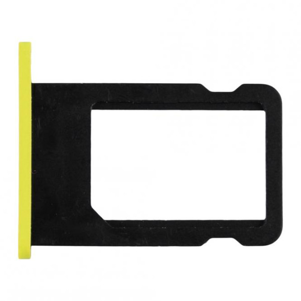 SIM Tray / SIM-Kartenhalter voor iPhone 5C, gelb