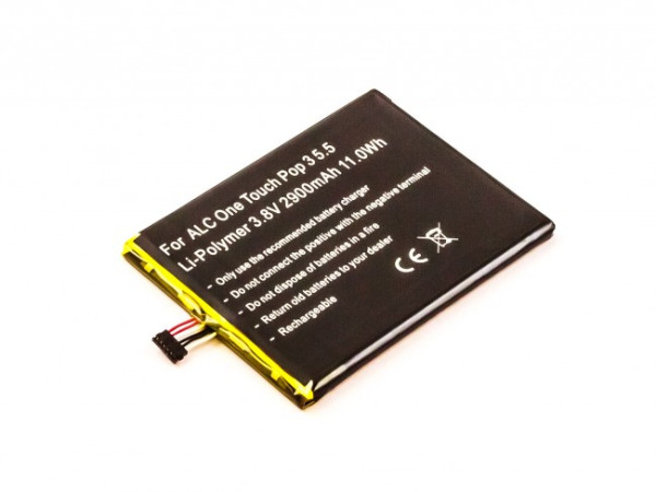 Batterij voor Alcatel One Touch Pop 3, One Touch 5025, One Touch 5025D als CAC2910008C1, TLp029A1
