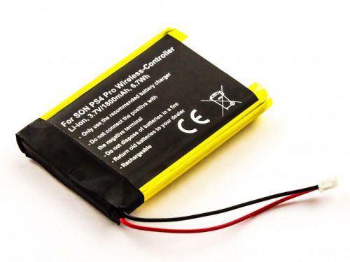 Batterij voor Sony PlayStation PS4 Pro Wireless Controller, als LIP1522, 1800 mAh, 3,7 V