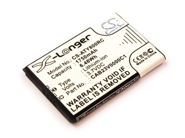 Batterij voor Alcatel Fernbedienungen One Touch Link Y580, Y800, Y800Z, als CAB23V0000C1
