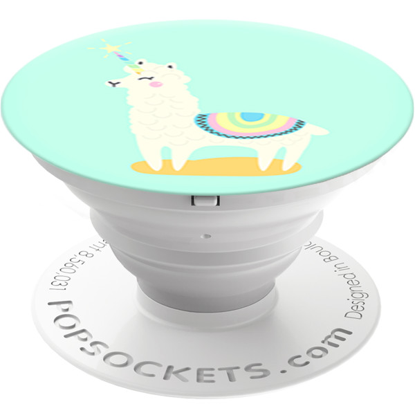 PopSockets PopGrip Llamacorn - ausziehbarer Griff voor Handys