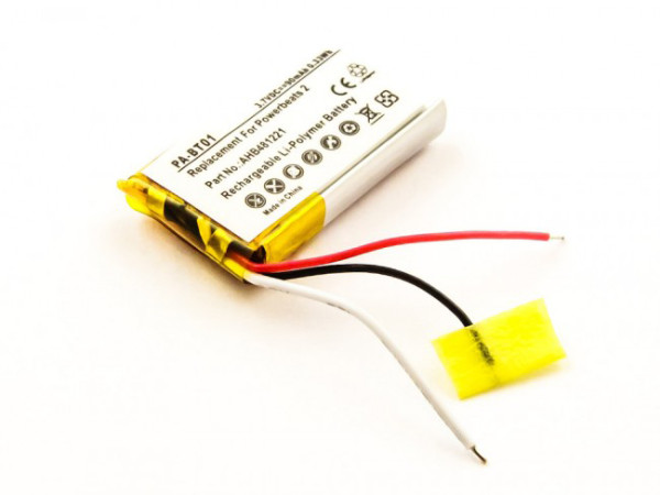 Batterij voor Beats by Dr. Dre Powerbeats 2, 3, als CPP-566, 3,7 V, 90 mAh, Li-Polymer