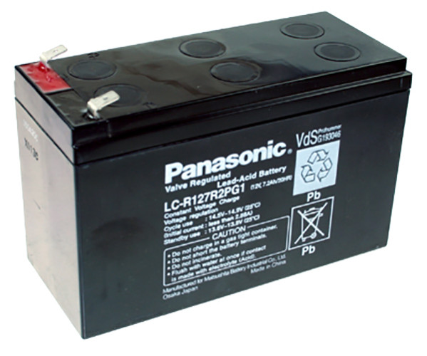 Blei-Akku Panasonic LC-R127R2PG1, 12 Volt, 7,2 Ah