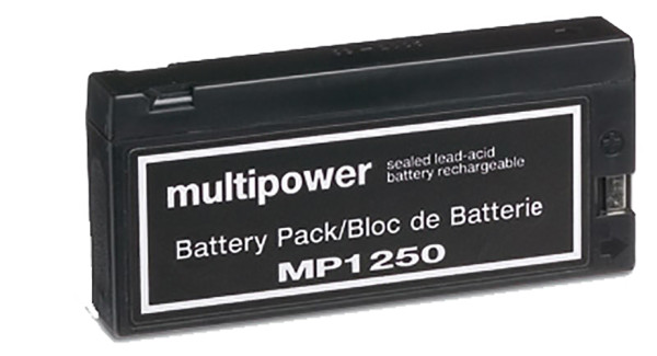 Akku Multipower MP1250 (B) für Grundig LC 290N, Panasonic NV M3000, M40, M50, MS4E, MS5