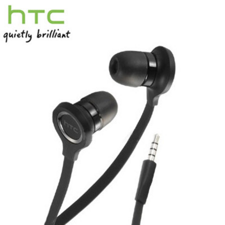 Headset original HTC RC-E190, 3,5 mm Klinkenstecker, schwarz für HTC 7 Pro, ChaCha, Desire, One