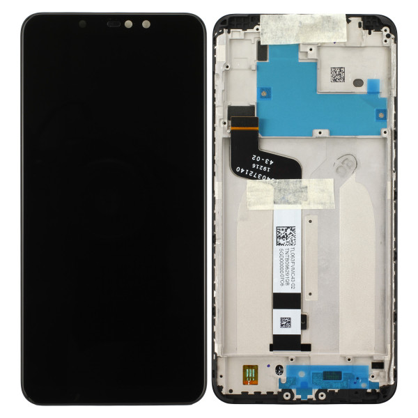 LCD-Kompletteinheit für Xiaomi Redmi Note 6 Pro, schwarz