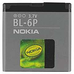 Batterij Original Nokia voor 6500 Classic, 7900 Prism, Typ BL-6P