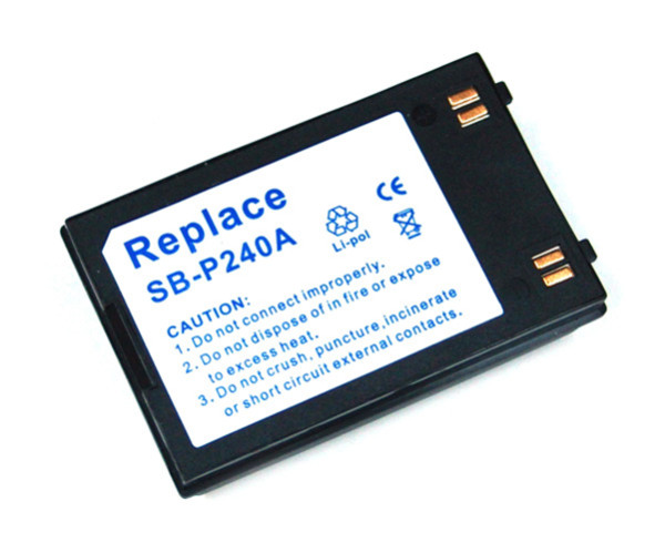 Batterij als Samsung SB-P240 voor SC MM10S, MM11, MM11S, MM12, MM12S, X105L, X205, X205WL, X210