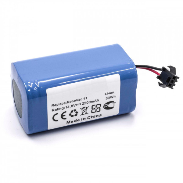 Batterij voor Cecotec Conga, Ecovacs Deebot 601, 605, CEN, DH, DN622, N79, U2, Eufy Robovac, 2,2Ah