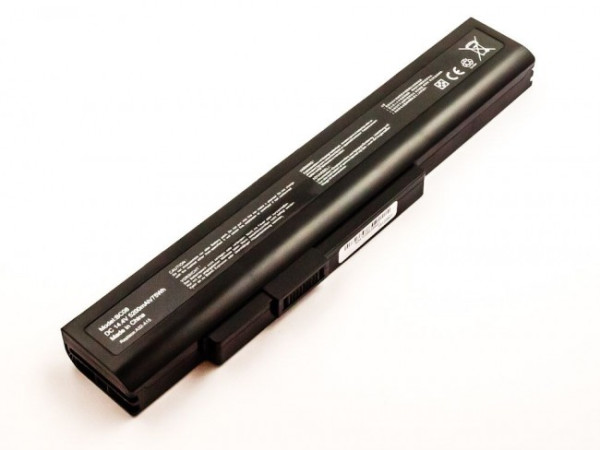 Batterij voor Medion Akoya E6221, E7201, P6633, MD97744, MSI A6400, CX640, als A32-A15, A42-A15, 5200mAh