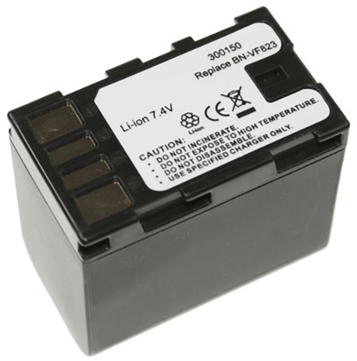 Batterij als JVC BN-VF823 voor GR-D 760, GZ-HD 30, 7, GZ-MG 155, 255, 275, 575