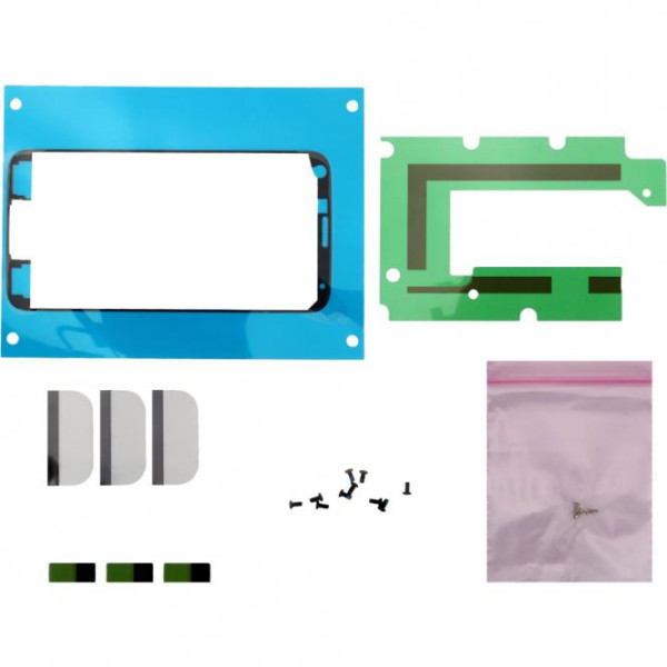 LCD Klebestreifen Kit Sticker mit Schrauben für Samsung Galaxy S5 G900F, wie GH81-12060A