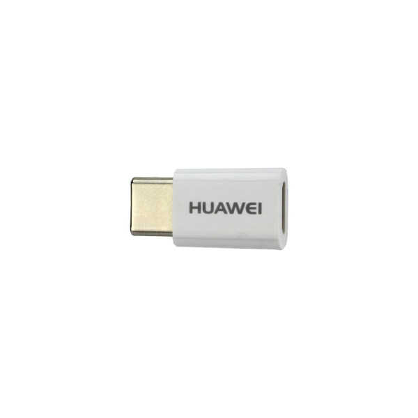 Original Huawei Micro-USB zu Typ-C Adapter AP52, voor Huawei Smartphones, weiß