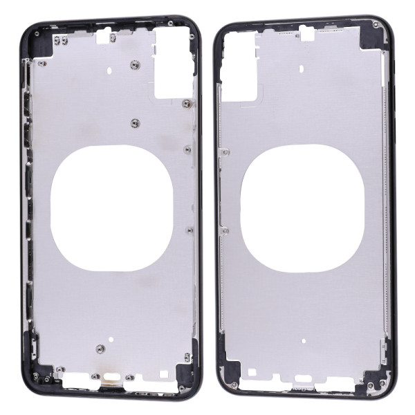 Space-graue Rückenabdeckung ohne Glas, passend für iPhone XS Max