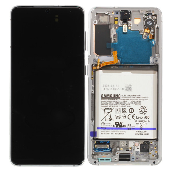 LCD Display für Samsung Galaxy S21 G991B/DS, Phantom White