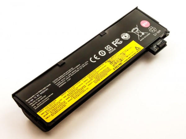 Batterij voor IBM / Lenovo Thinkpad T470, T480, T570, T580, als 01AV425, 4X50M08811, 61+, 4400 mAh