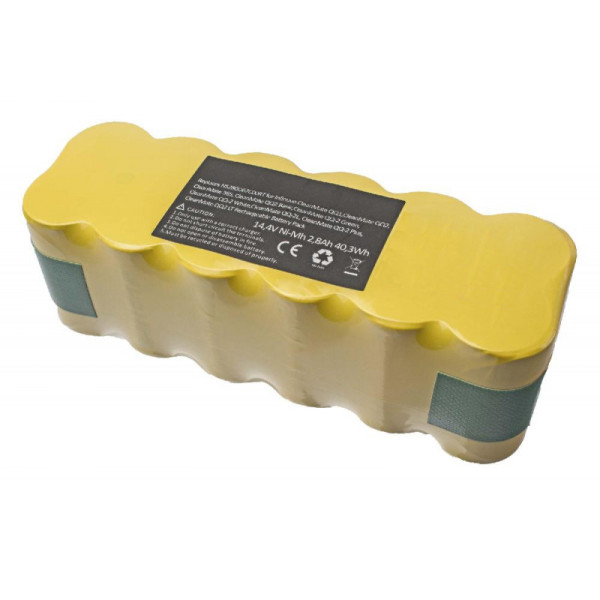 Batterij voor Saugroboter Agait E-Clean, Infinuvo Cleanmeate 365, QQ1, QQ22, als NS280D67C00RT, 2,8Ah
