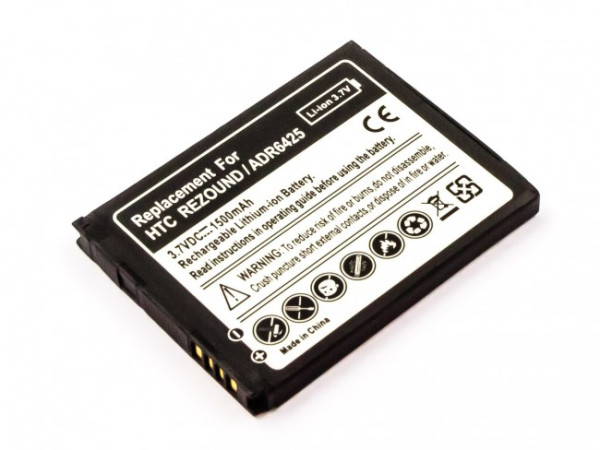 Batterij voor HTC Desire SV, Thunderbolt, als 35H00168-02M, 35H00168-03M, 35H00168-06M, BH98100, BTR6425