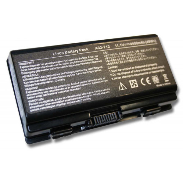 Batterij voor Asus T12, X51, X53, X58, Packard Bell Easy Note MX65, als A32-X51, 90-NQK1B1000Y, 4400mAh