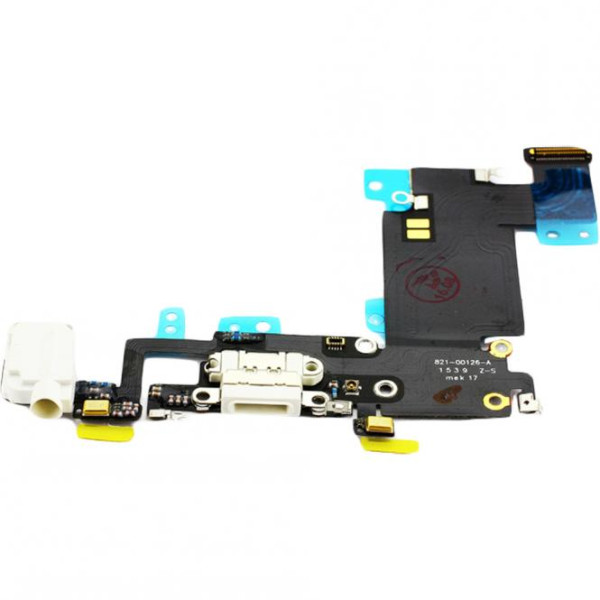 Dock-Connector Lade-Anschluß mit Flexkabel, Audio-Buchse, Mikrofon, voor iPhone 6S Plus, zwart