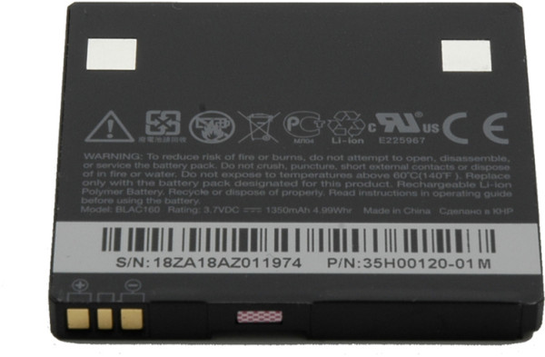 Akku Original HTC BA-S340 für Touch HD, Touch Pro HD, wie BLAC100, BLAC160, 35H00120