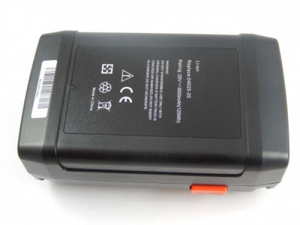 Batterij voor Gardena Spindelmäher 380 LI, 380 C, 380 EC, 4025-20, 25V, 5000 mAh