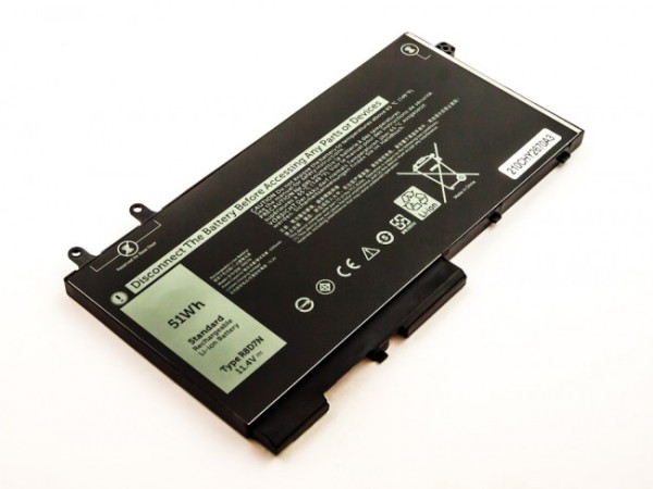 Batterij voor Dell Inspiron 15 7590 2-in-1 Touch, Latitude 5400, 5411, 5511, als 451-BCLM, 4470 mAh
