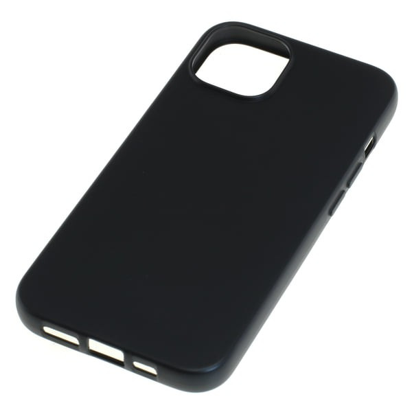 BackCase / Schutz-Hülle für Apple iPhone 13 aus flexiblem TPU, schwarz