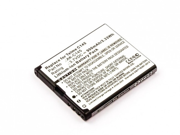 Batterij voor Emporia Telme C145, AURO C2030 Classic, als AK-C145