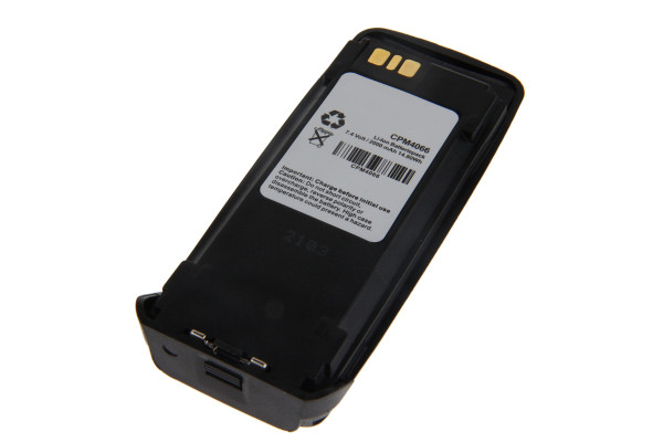 Batterij voor Motorola DP3400, DP3600, GTP500, P6500, XPR6300, als PMNN4066, Li-Ion, 7,4 V, 2000 mAh