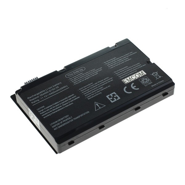 Batterij voor Fujitsu Siemens Amilo F50, Pi2530, Pi3540, Xi2428, Xi2528, C70, als 3S4400-C1S1, 4400mAh