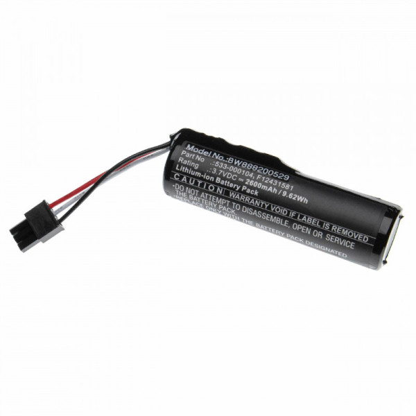Batterij voor Logitech UE Kora Boom, UE MegaBoom 2, UE Ultimate, als 533-000104, F12431581, 3,7 V, 2,6 Ah