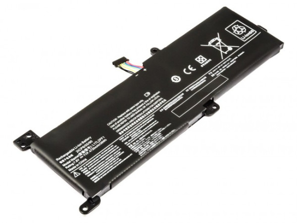 Batterij voor Lenovo IdeaPad 130, 330, 520, S145, V145, V320, als 5B10M86148, L16C2PB1, 7,6 V, 4730 mAh